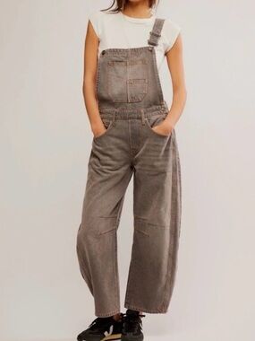NWT We The Free Good Luck Barrel Overalls